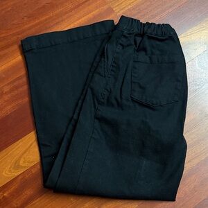 OAK + FORT Black Wide-Leg Jeans